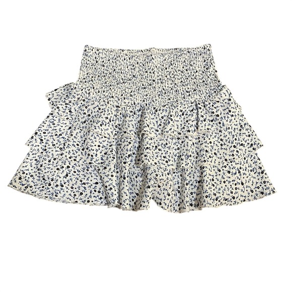 Zara Other - Zara Kids Ditzy Floral Ruffle Skort Size 10 Skirt Shorts Boho Cottagecore White